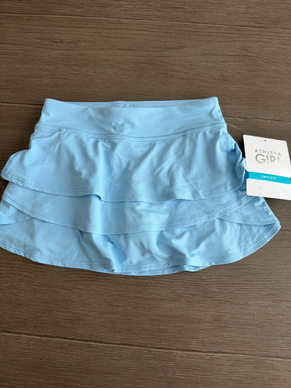 Athleta Girl Light Blue Athletic Swing Skort